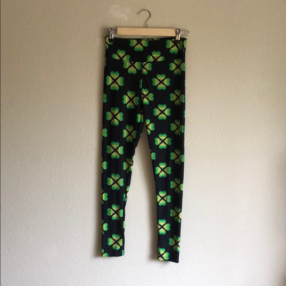Lula roe saint patties day leggings